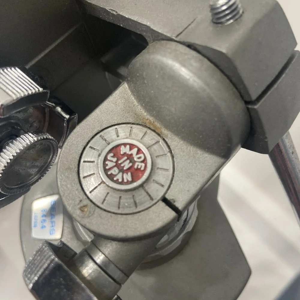 Sears Roebuck 8464 Tripod Aluminium Heavy-Duty Channel‎ Leg Solid Extends 57